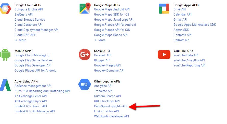google page speed insights