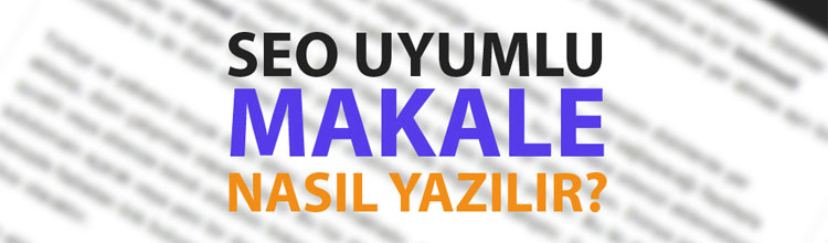 Yeni blog için seo uyumlu makale