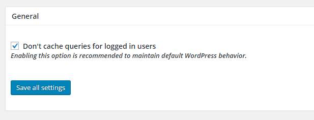 w3 total cache database cache ayarları