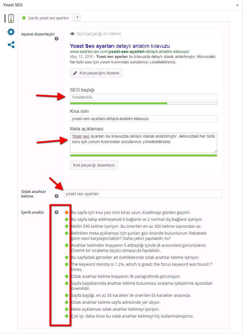 seo uyumlu makale yoast seo yazı seo