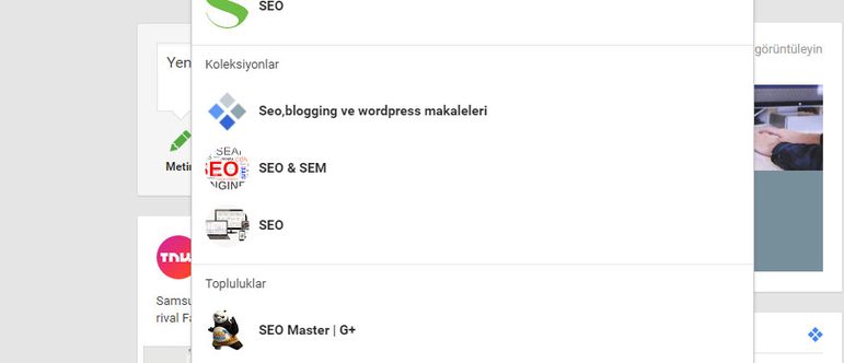 Google Plus ile trafiğinizi arttırın rozet