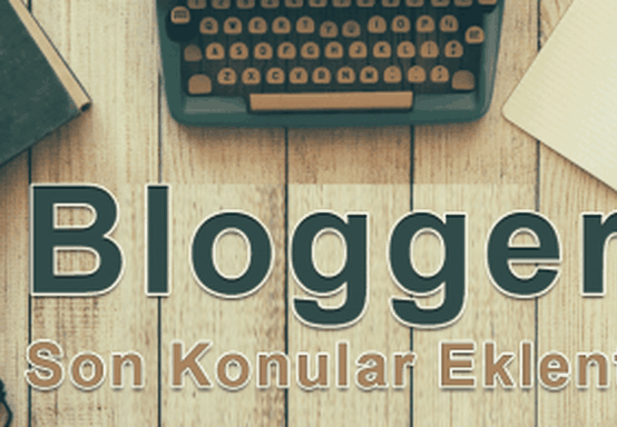Blogger için son konuları gösteren slider eklentisi sonuç