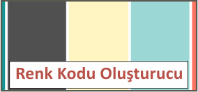 Renk Kodu oluşturucu