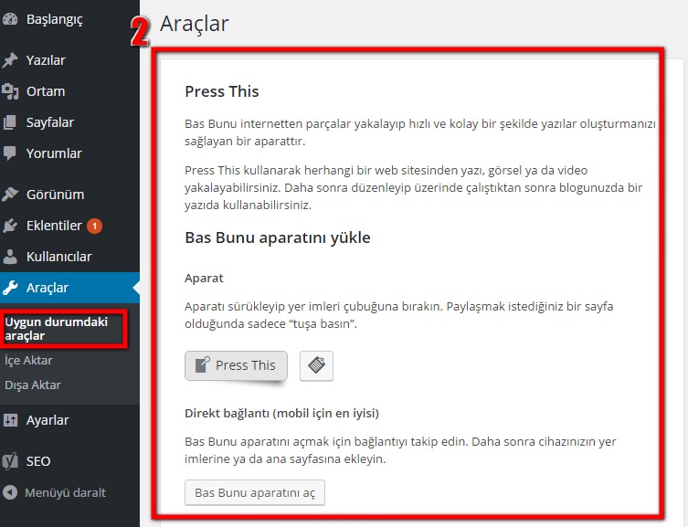 araçlar