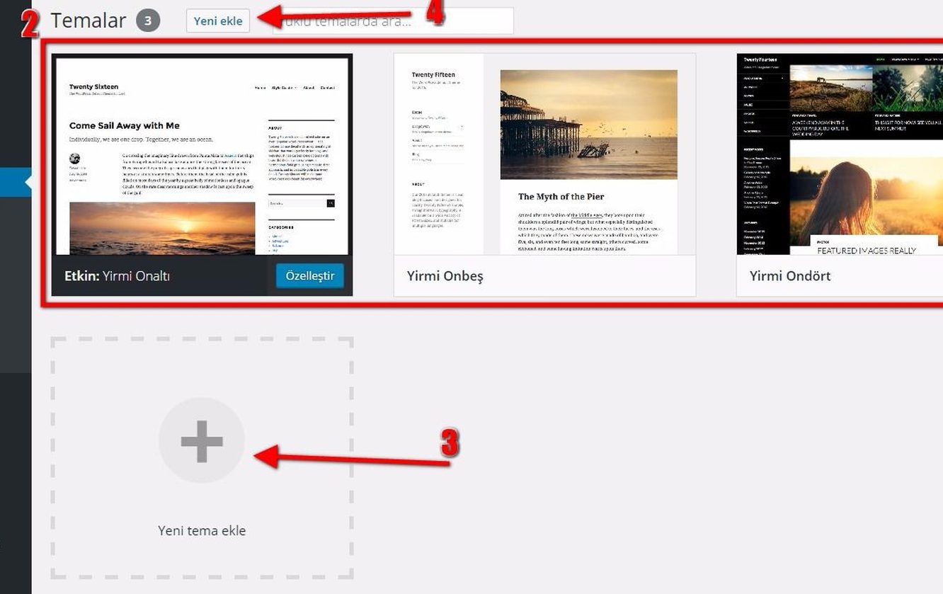 wordpress kılavuzu wordpress admin paneli eklentiler