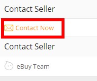Aliexpress'ten ürün satın alırken satıcı ile iletişim