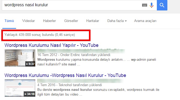 Kırık Link Tekniği kırık linkleri aramak