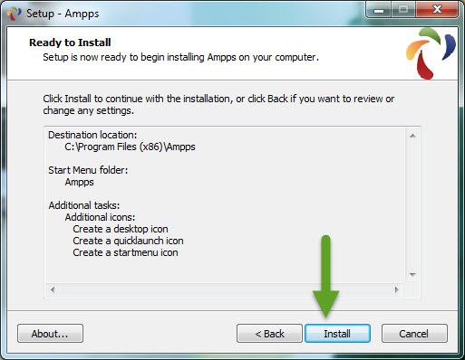 Localhost wordpress kurulumu ampps kurulum 8
