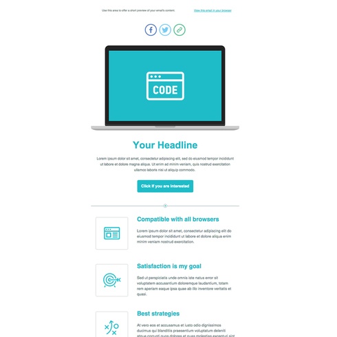 Ücretsiz email şablonları themezy