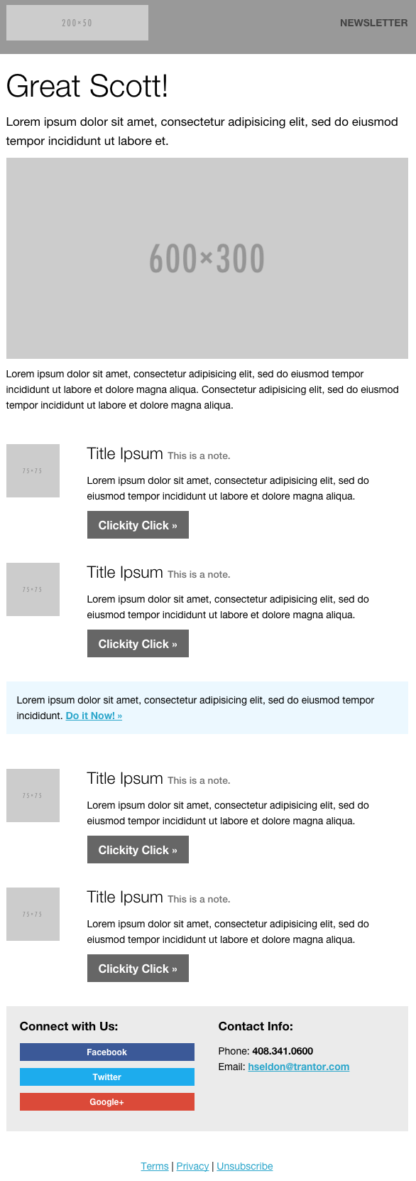 Ücretsiz email şablonları zurb