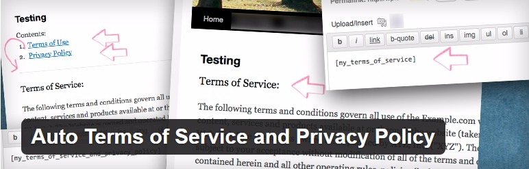 Kullandığınız resimlerin çalınmasını engellemek Auto Terms of Service and Privacy Policy