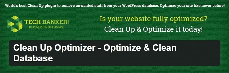 Wordpress database optimizasyon wp-clean-up-optimizer