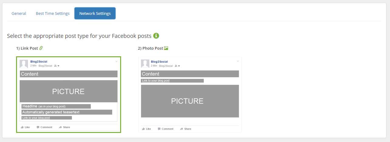 blog2social settings 3