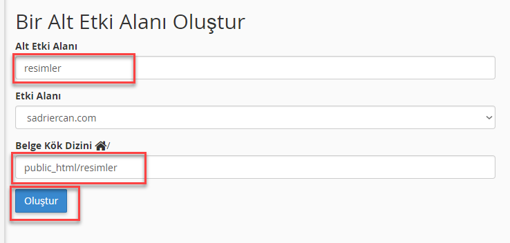 Wordpress resimlerini subdomaine yüklemek 2