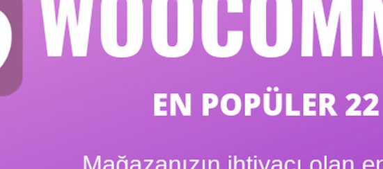 Woocommerce eklentileri en popüler 22 eklenti